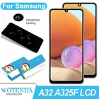 100% Оригинальный AMOLED дисплей для Samsung Galaxy A32 4G A325 A325F SM-A325MDS ЖК сенсорный экран дигитайзер в сборе