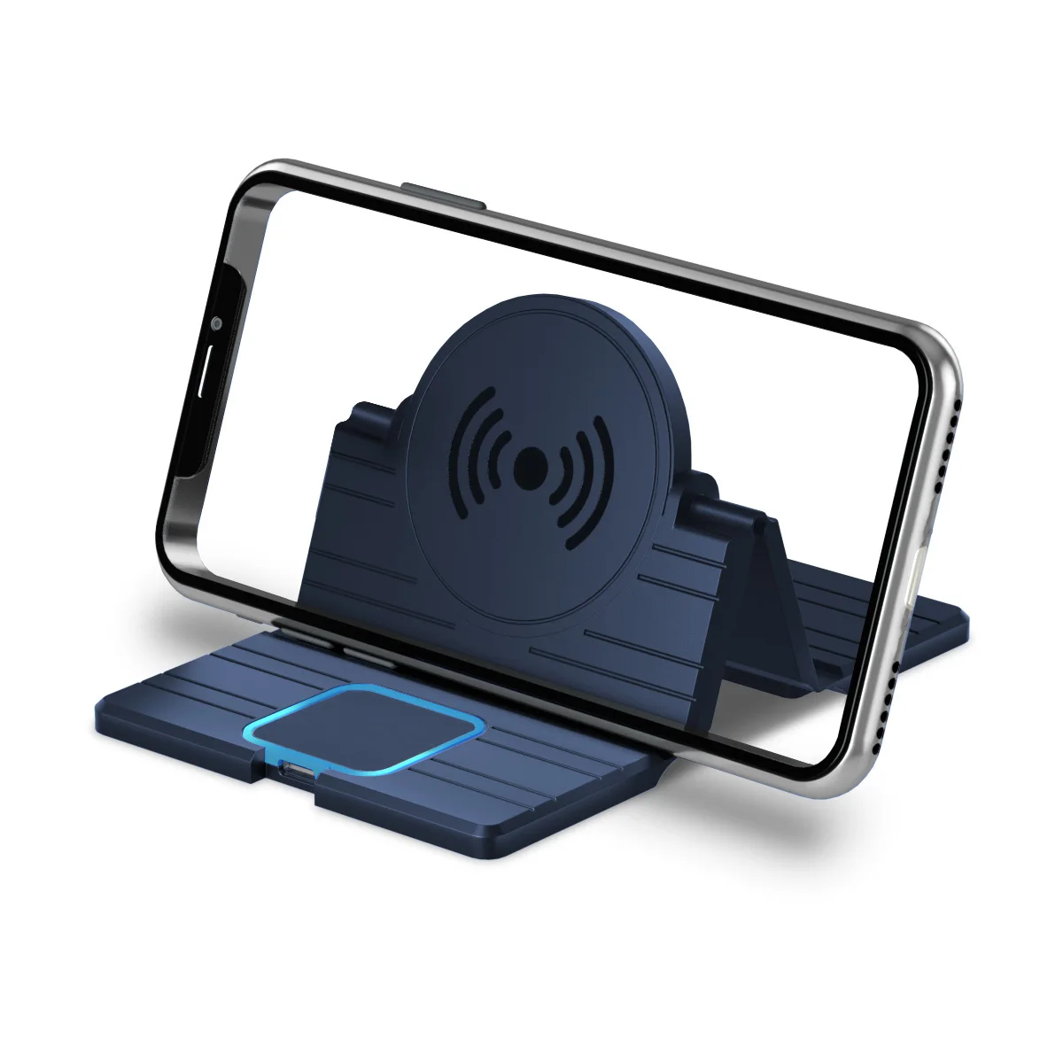 Беспроводное Автомобильное зарядное устройство Qi 15 Вт док-станция для быстрой