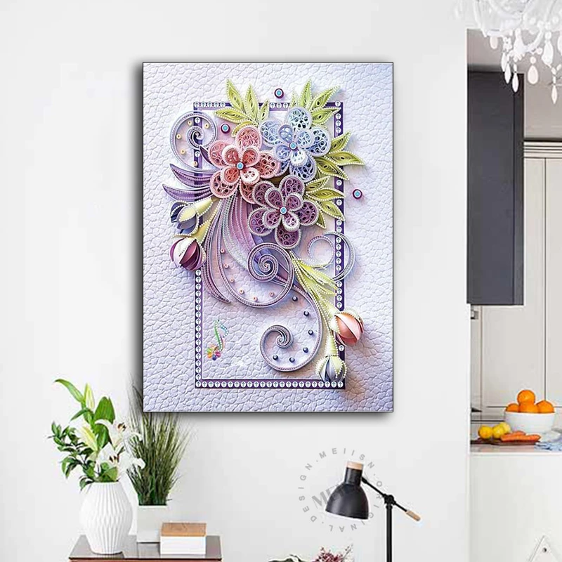 Новая Алмазная вышивка с трехмерным цветком деревом особой формы алмазная