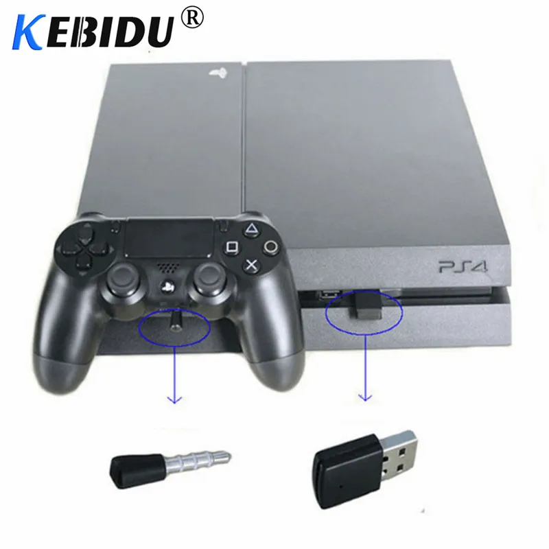 kebidumei 3.5mm Bluetooth 4.0 EDR USB Dongle Adapter for PS4 Stable Performance Headphones | Компьютеры и офис