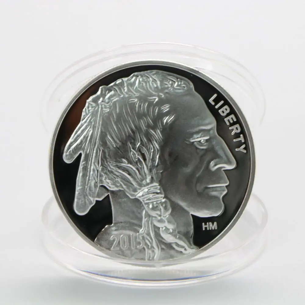 Прямая поставка коллекция 2015 года Американская свобода буйвол 1 унция серебряная