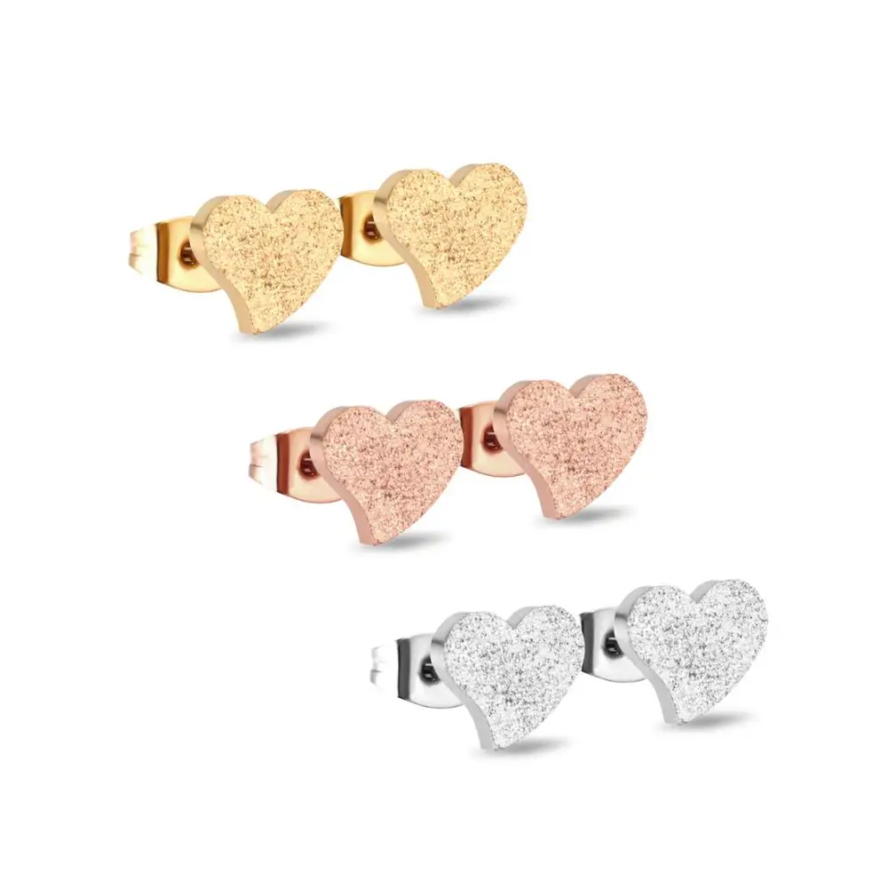 LUXUKISSKIDS, 3 пары, серьга с рождественской тематикой, наборы для женщин, нержавеющая сталь, скраб, золото/серебро, серьги-гвоздики, ювелирные изделия, pendientes brincos - Окраска металла: 51