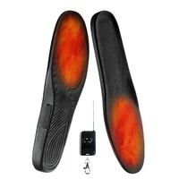 usb electric heated shoe insoles remote control 3 7v 1200mah wireless soft foot warmer heating insoles rechargeable sock pad mat