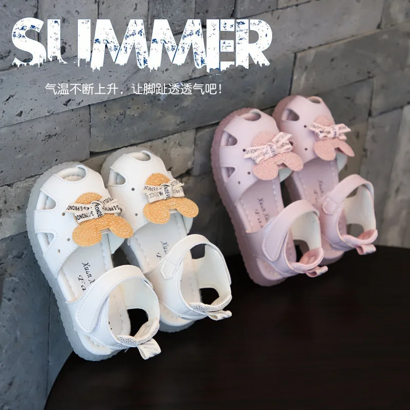 

Size 21-30 Kids Sandals Boys Girls Summer Shoes sandalia infantil menina Led Shoes for Girls 2021 New Led Beach Sandals