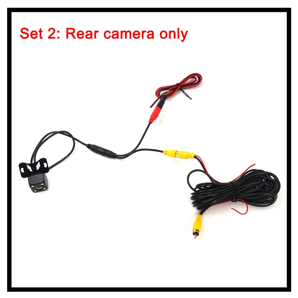 car camera Carsanbo Wireless Rear View Camera Vehicle Foldable Monitor Video System Car Parking Monitor With Reverse Camera Optional - Цвет: car camera