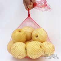 20 pcs gardening net plastic mesh bags of fruit string bag fruit growth mesh bag length 35 cm