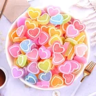 1020 шт. милые сердца конфеты плоские с обратной стороны кабошон моделирование мини украшения еды для скрапбукинга Diy аксессуары амулеты
