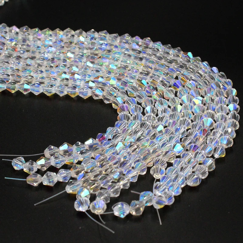 Оптовая продажа 200 штук изысканные 6 мм Биконусы Австрийские хрустальные бусины