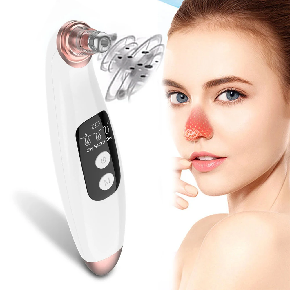 

Facial Blackhead Remover Electric Acne Cleaner Blackhead Black Point Vacuum Cleaner Tool Black Spots Pore Cleaner Machine