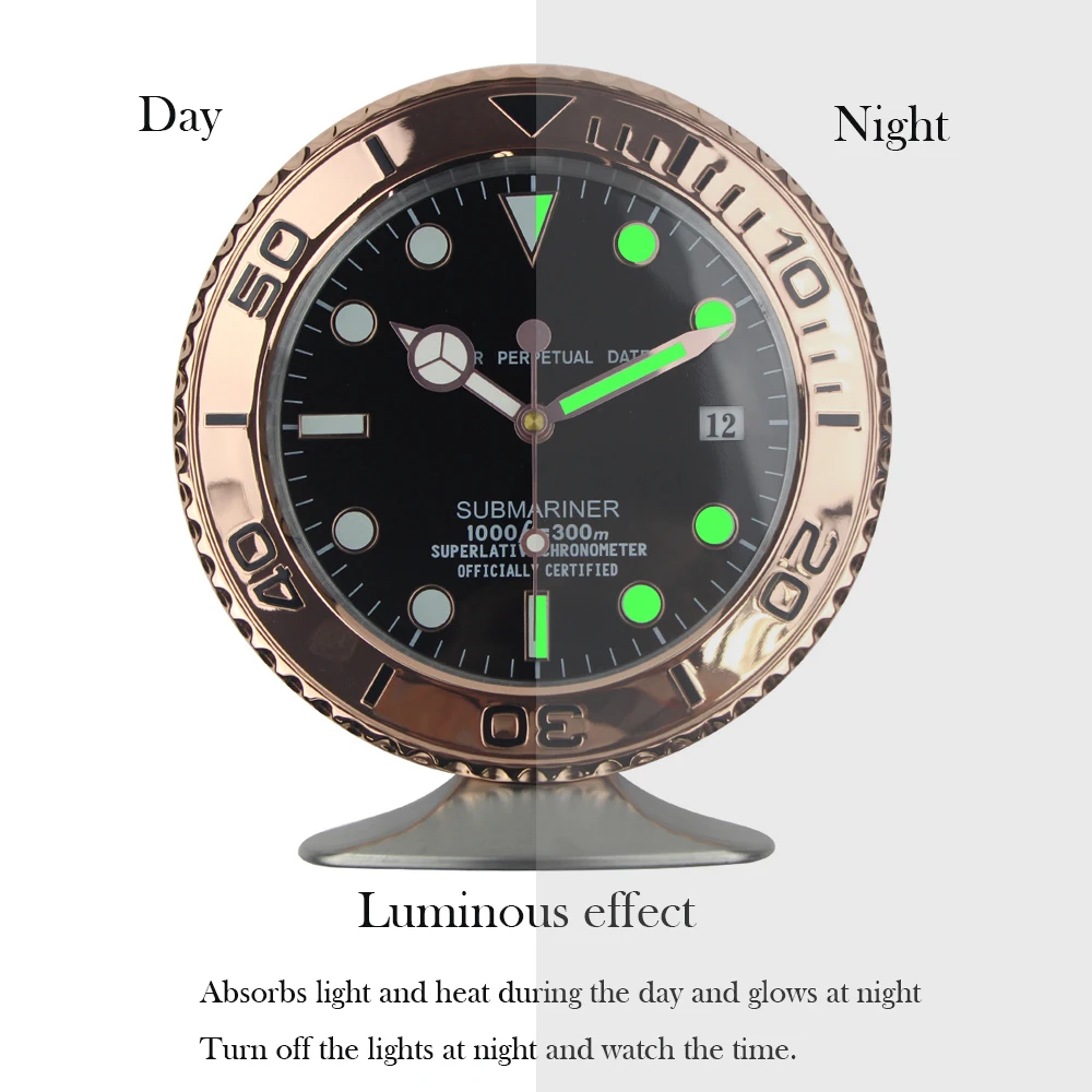 Роскошные Дизайнерские художественные часы настольные настенные металлические