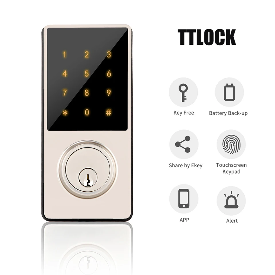 TTLOCK Wifi bluetooth интернет пульт дистанционного управления умный замок двери