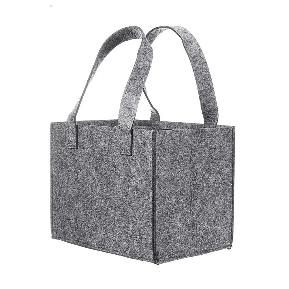 Многоразовый фетровый винный мешок хозяйственная сумка для пивных бутылок с 6