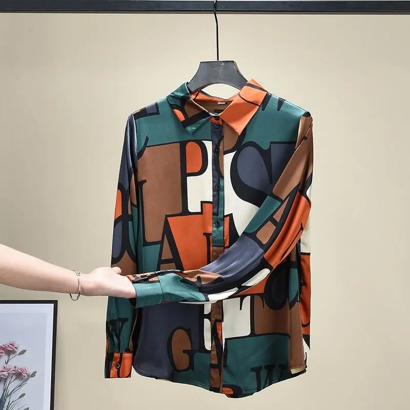 

Cheap wholesale 2021 spring summer autumn new fashion casual chiffon women shirt woman female OL long sleeve shirt Ay1634