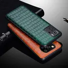 Роскошный чехол из крокодиловой кожи для Xiaomi POCO X3 GT NFC M3 M4 F2 Pro, облегающий чехол из искусственной кожи для Pocophone X3 Pro X2 F3 F1, чехол