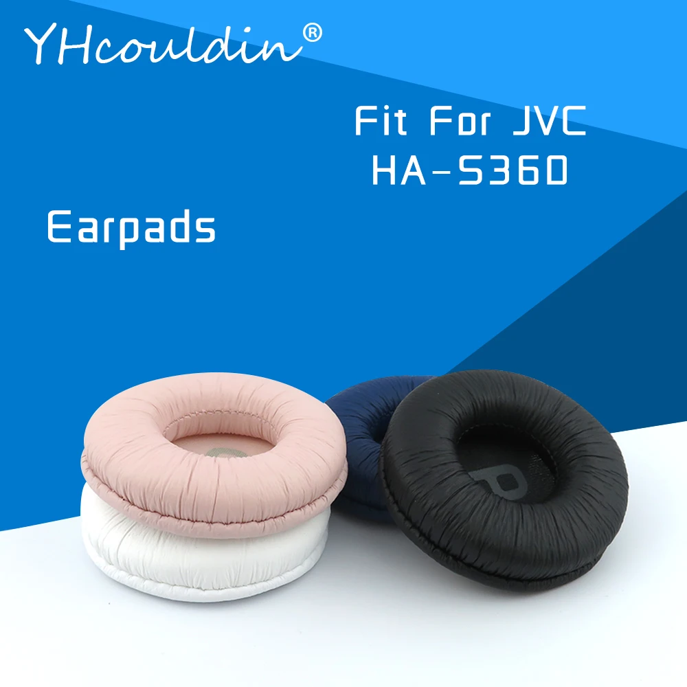 

Earpads For JVC HA S360 HA-S360 Headphone Accessaries Replacement Ear Cushions Wrinkled Leather Material