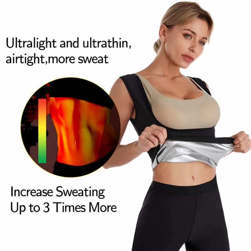 

Body Shaper For Women Body Shaping Vest Sport Fitness Shapewear Workout Running Shirt Sweat Vest Hot Polymer Corset
