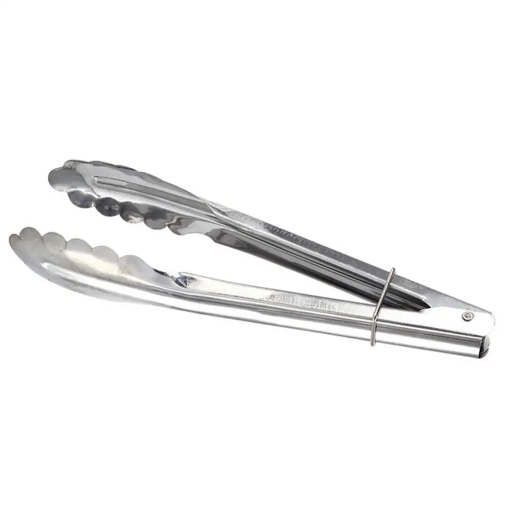 

Steel BBQ Tongs Meat Food Clip Barbecue Tools Accessories Salad Grill Steak Baking Vegetable Kitchen P9M7 Pasta J8D0