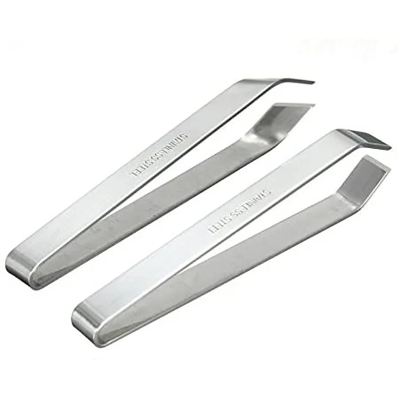 

(2Pcs) Fish Bone Stainless Steel Professional Fish Tweezers, Kitchen Seafood Tool