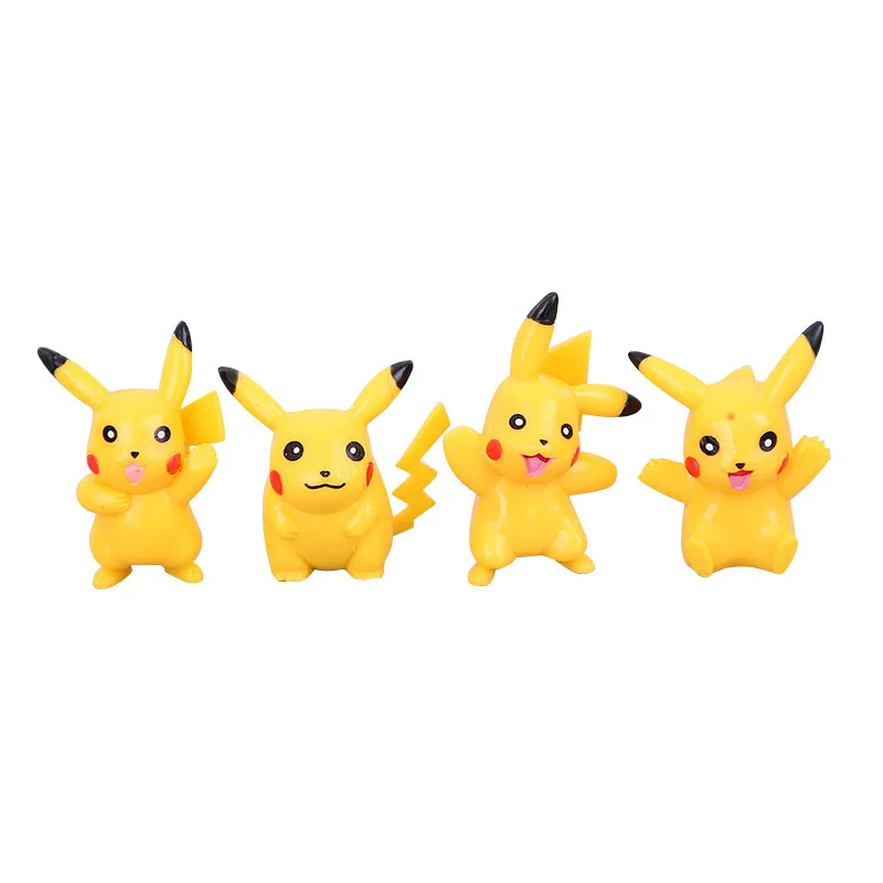 

Complete set of Pokmon Pikachu doll anime surrounding trendy model toys Desk decoration