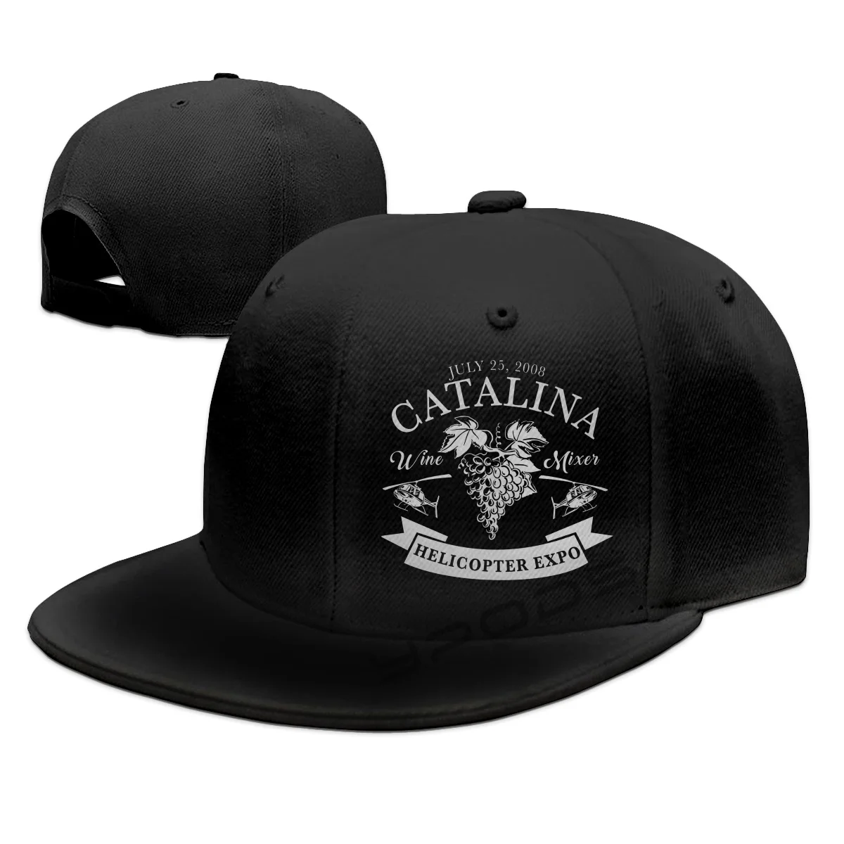 

Catalina Wine Mixer Band Logo Snapback Hat for Men Women Adult Hip Hop Headwear Outdoor Casual Sun Baseball Cap