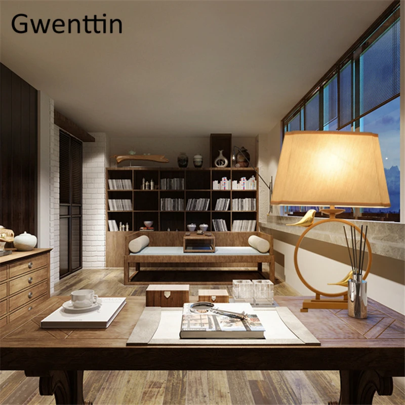 

Chinese Style Vintage Table Lamps for Bedroom Bed Light Bedside Lamps Living Room Led Stand Desk Light Fixtures Decor Luminarias