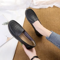 plus size flats shoes woman springautumn 2021 summer fashion loafer casual solid slip on breathable soft bottom shoes for women