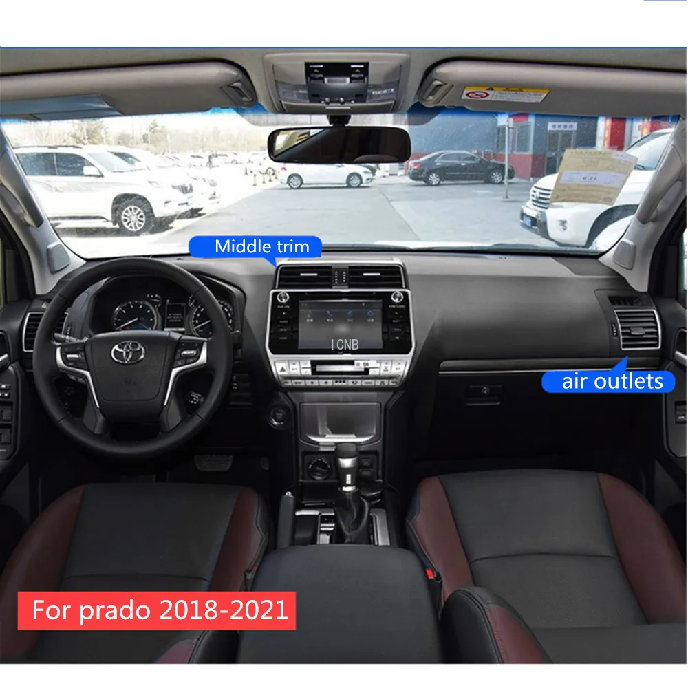 Для Toyota Land Cruiser Prado 150 2014 2015 2016 2017 2018 2019 2020 2021 аксессуары для выходной ленты