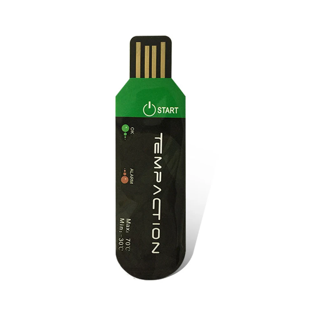 

Одноразовый USB-Регистратор для измерения температуры и температуры