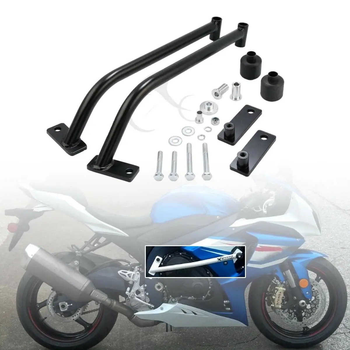 Защитные решетки для рамы мотоцикла Suzuki GSXR GSX-R 1000 2009-2012 2011 2010 | Автомобили и