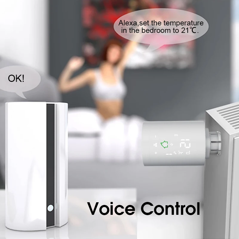 Aubess Tuya ZigBee 3 0 Новый привод радиатора клапан умный Программируемый Термостат