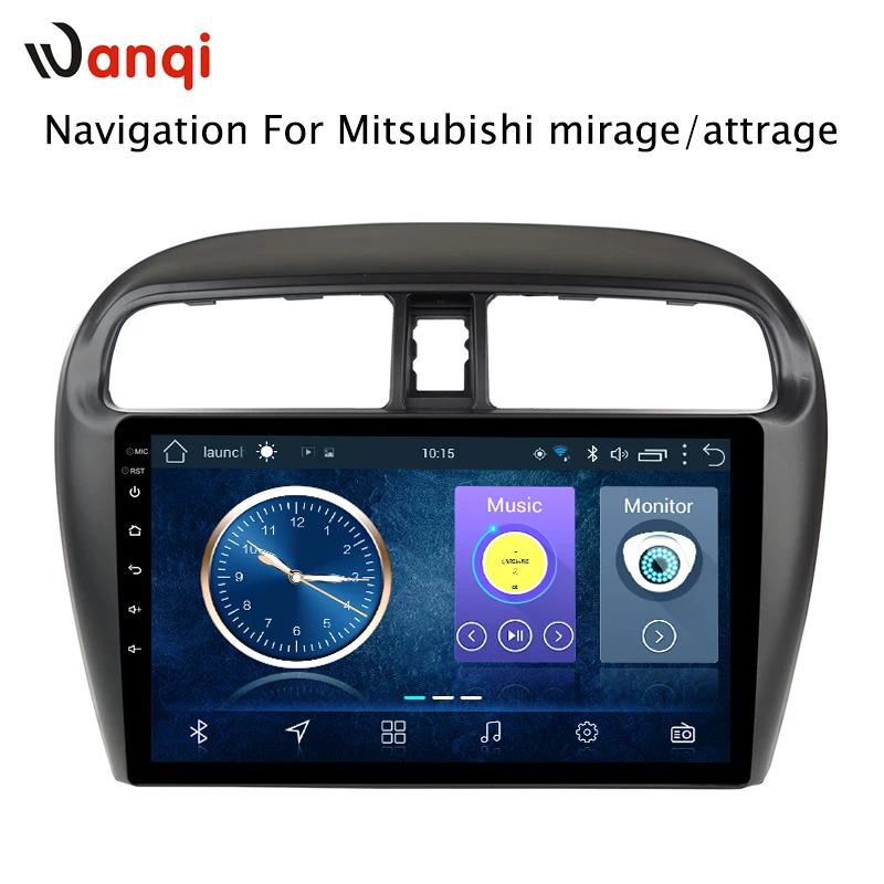 Горячая Распродажа 9 дюймов Android 1 автомобильный Dvd Gps плеер для Mitsubishi mirage attrage 2012 2018