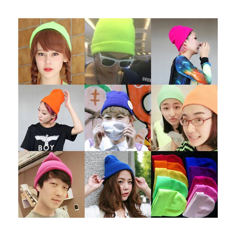 2019 зимние шапки для женщин вязаные милые женские теплые повседневные