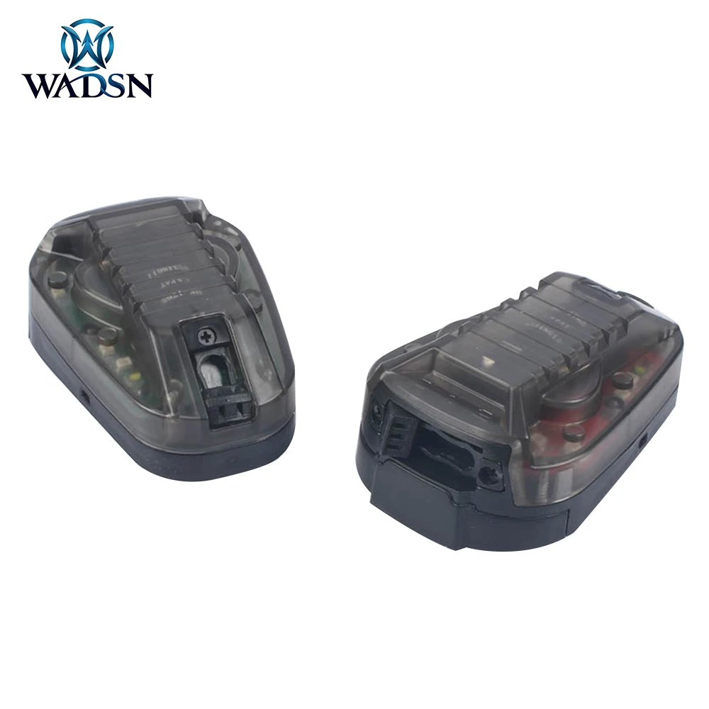 Beli WADSN Airsoft Helm Senter HEL Bintang 6 GEN 3 Sinyal Hijau Merah IR Strobo Lampu Tahan Air Militer Kelangsungan Hidup Helm Cahaya