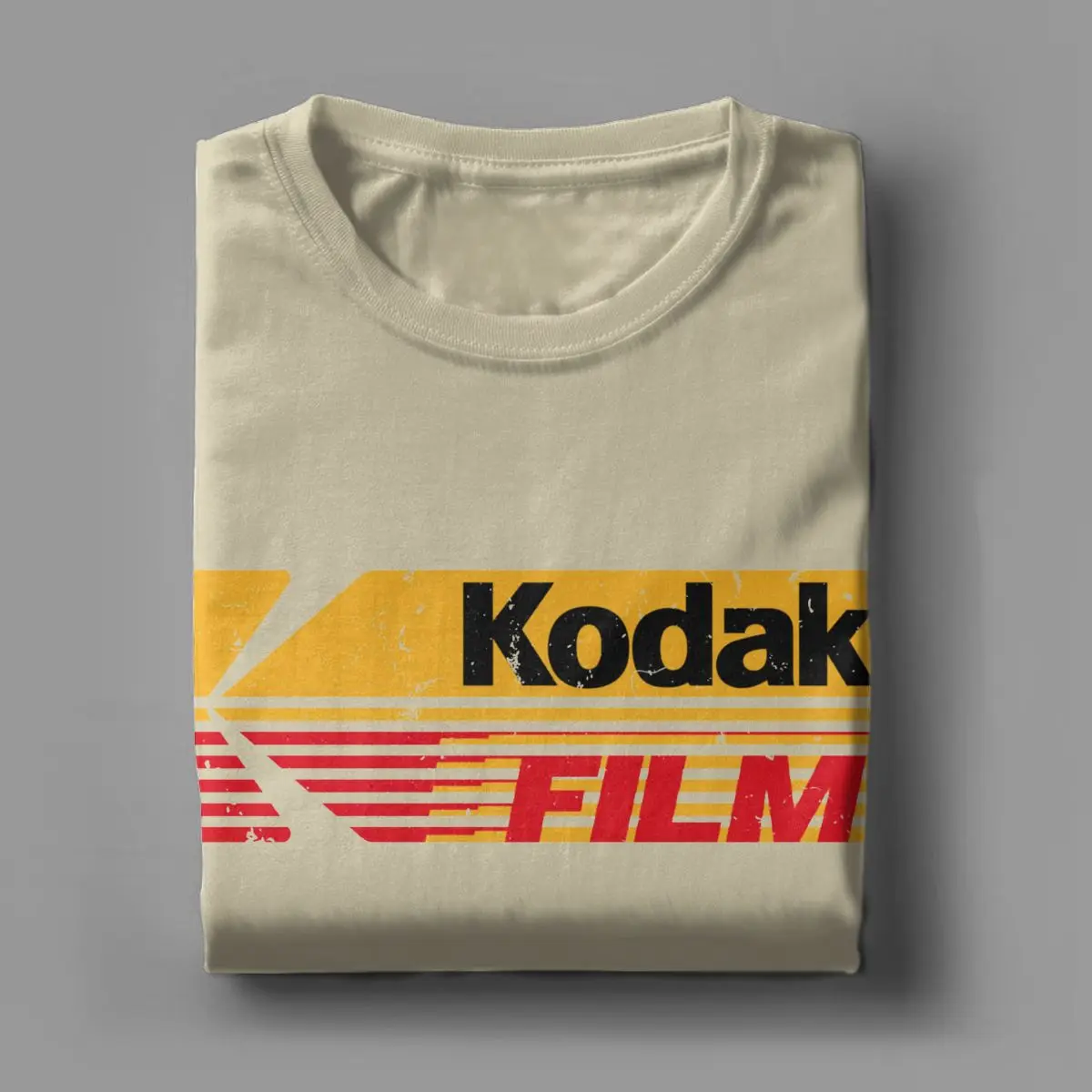 Мужская Винтажная Футболка Kodak хлопковая одежда Забавные футболки с коротким