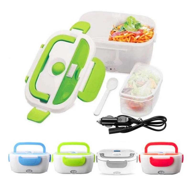 12 В автомобильный Ланч бокс с электрическим подогревом Портативный для пикника