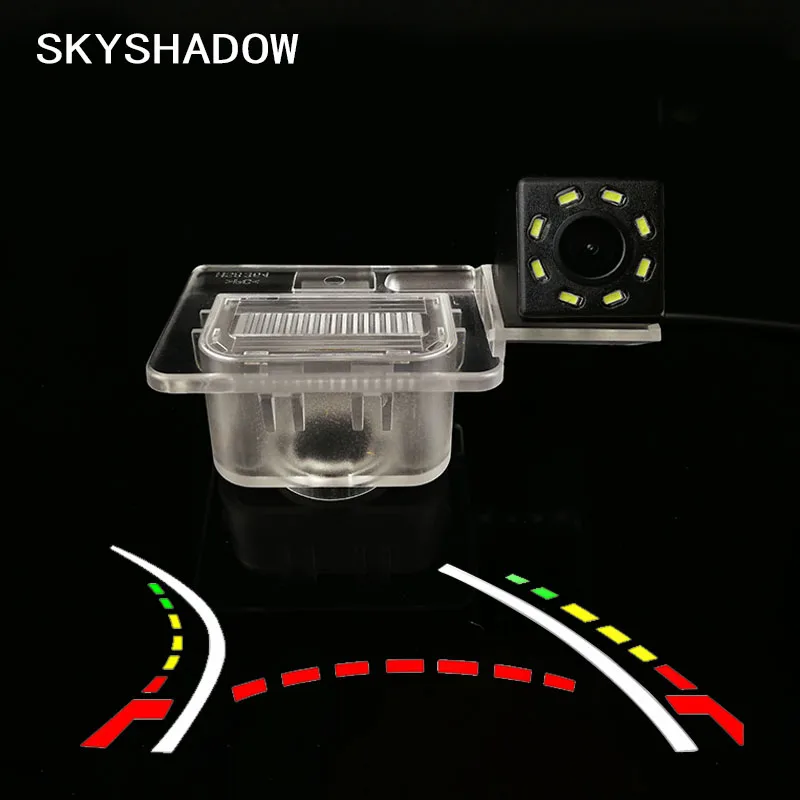 HD Беспроводная Автомобильная CCD задняя камера Рыбий глаз 4 8 12 led динамический