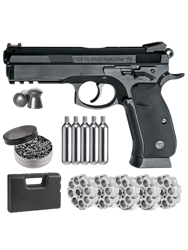 

Pistolet ASG CZ SP-01 Shadow GNB+ Gun Bullet Converter+Co2 Bullets +500ct Lead Pellets Classic Home Deco Metal Wall Sign