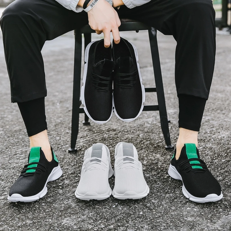 Dihope 2020 New Men Vulcanize Shoes Summer Sneakers Wear-resisting Non-slip Male Footwears Plus Size 44 Tenis Masculino | Обувь