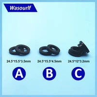 wasourlf 2 pieces round flat gasket chip bathtub thread pipe rubber ring hermetic seal water shower bathroom faucet accessory