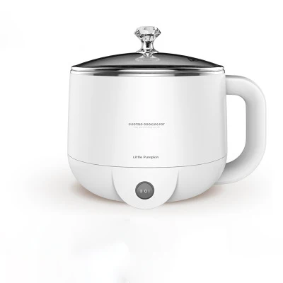 110V/220V Mini Multifunctional Electric Cooking Pot Machine Single/Double Layer Available Rice Cooker Steamed Non-stick coating - Цвет: 220V Single layer