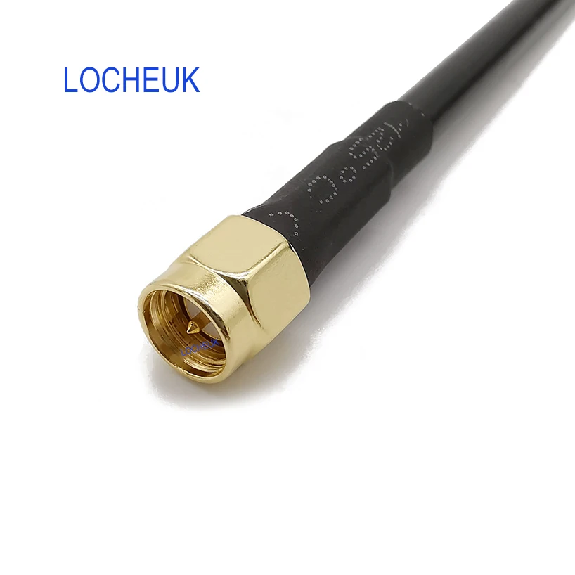 SMA штекер в SMA штекер M/M RF коаксиальный кабель для пигтейлов разъем LMR195 WiFi антенна для беспроводного маршрутизатора удлинитель Перемычка провода
