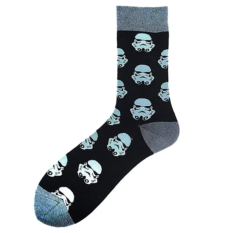 Пара хлопковых носков для весны осени и зимы мороженое ананас авокадо перья