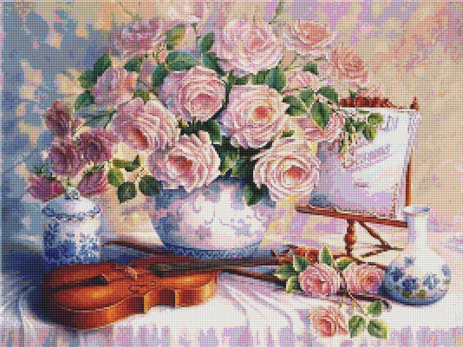 Картина для алмазной вышивки &quotцветы&quot круглая картина украшения дома | Дом и