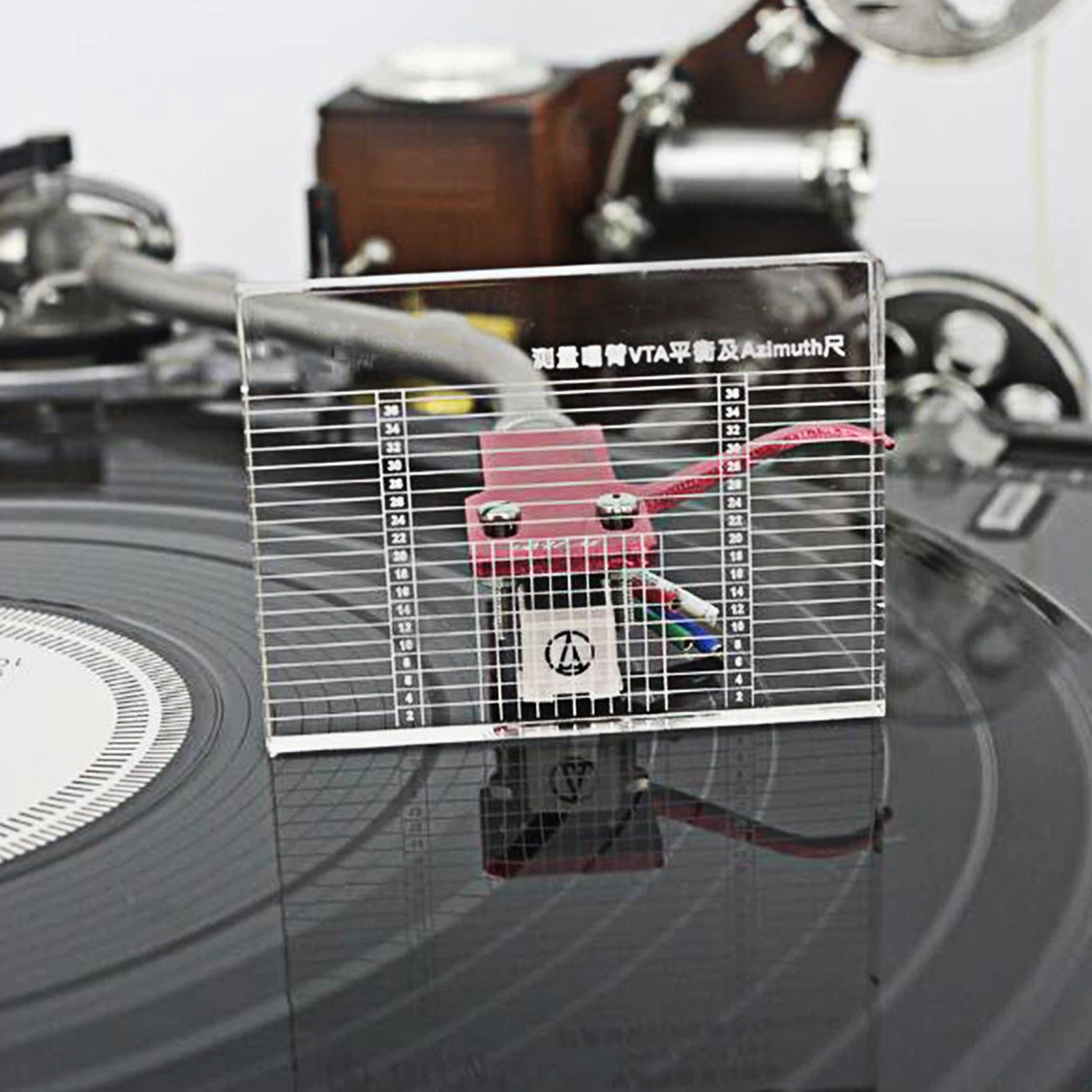 

Tonearm VTA & Cartridge Azimuth Alignment Ruler Headshell Alignment Block 10mm