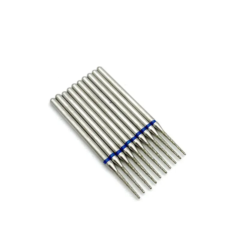 Алмазная пилка для ногтей 10 шт. игольчатый шлифовальный станок полировщик