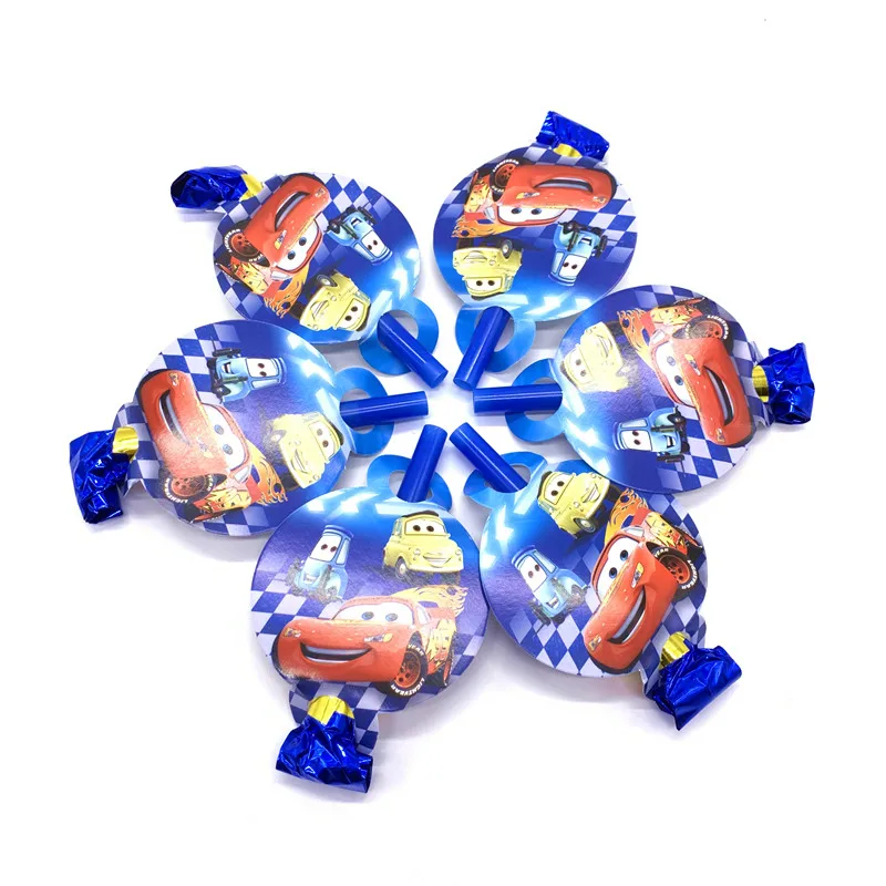 Blowout-6Pcs Из мультфильма, популярная яркая детская одежда с рисунком персонажей disney автомобили тема ребенок День рождения украшения набор принадлежности для тематической вечеринки Семья вечерние Baby Shower вечерние поставки - Цвет: Blowout-6Pcs