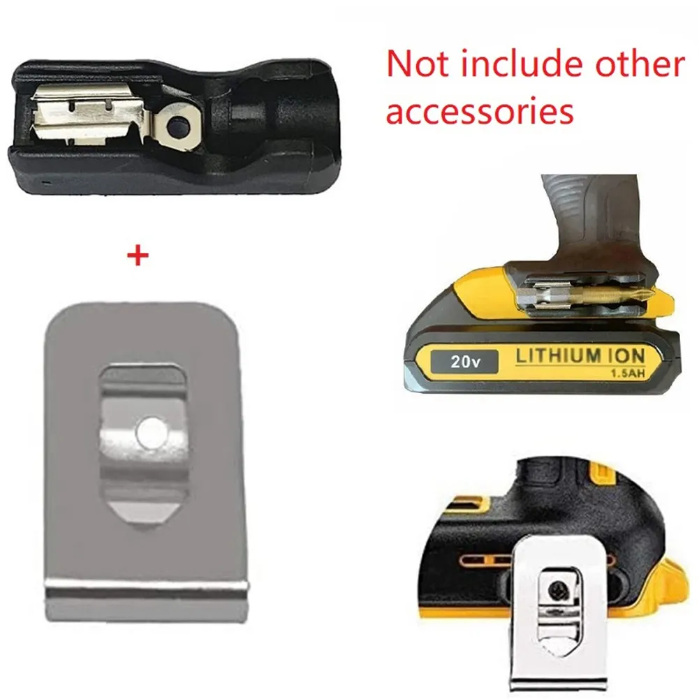 

2 шт. крючок для ремня и зажим держатель Combo для DeWalt 20V Max DCD771 DCD780 DCD980 DCD985 аксессуары для электроинструментов # N131745