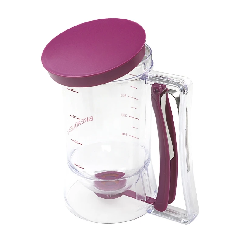 

900ml Batter Dispenser Pancake Cupcake Batter Dispenser with Measuring Label