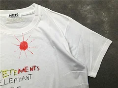 

New Novelty 2021 Men VETEMENTS Elephant T Shirts T-Shirt Hip Hop Skateboard Street Cotton T-Shirts Tee Top kenye S-XXL #K17
