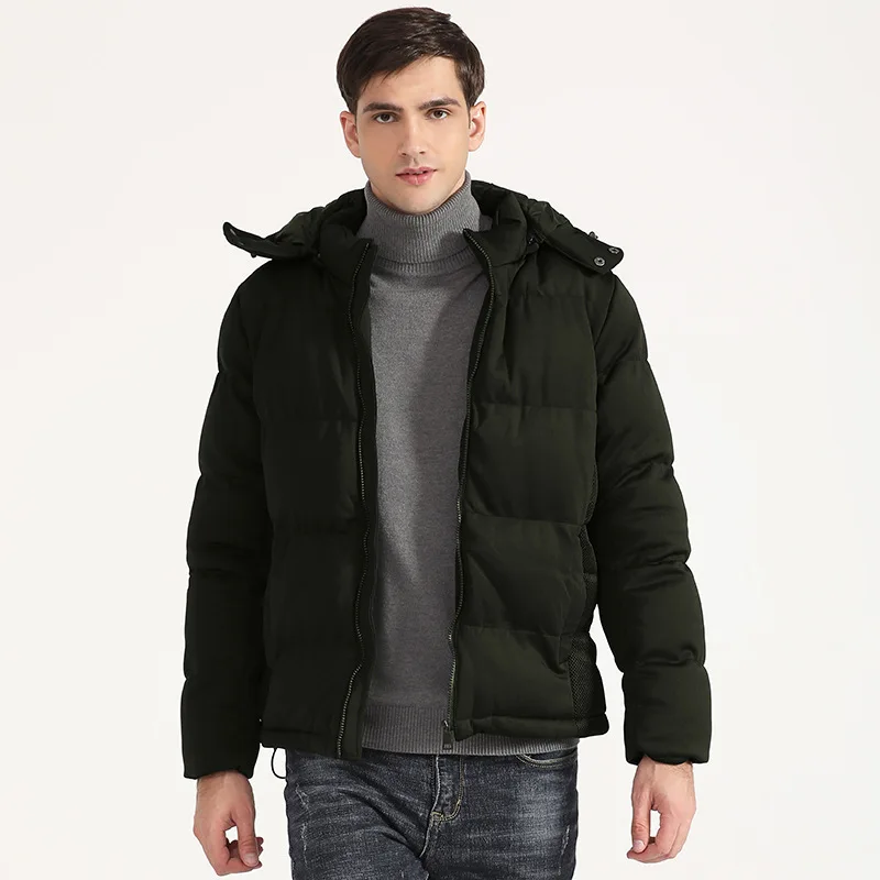 Winter Coat Men Padded Jacket Warm Thick Down & Parka Jacket Oversize  fashion Trend of men's down cotton-padded jacket
